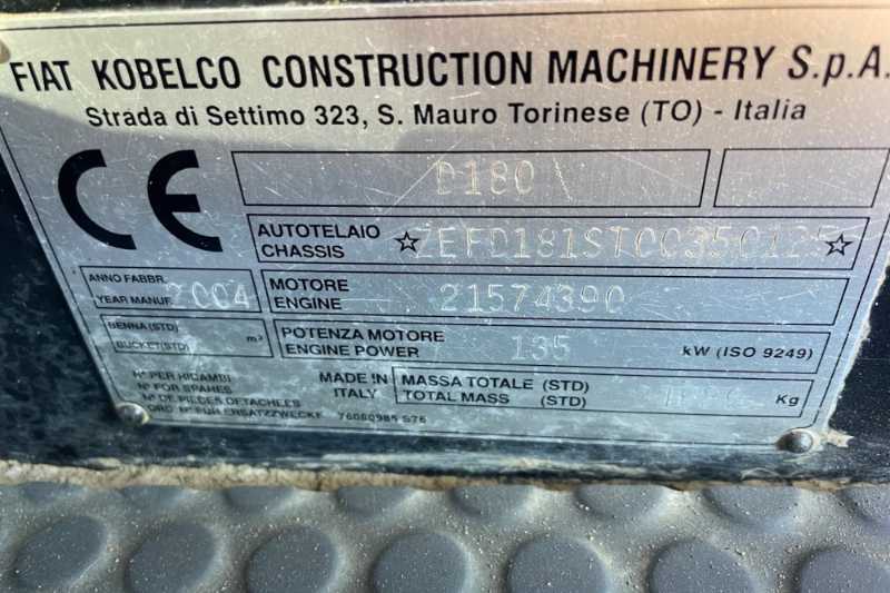 OmecoHub - Immagine FIAT KOBELCO D180